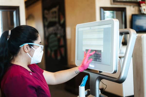 dental assistant charting for ortho patient